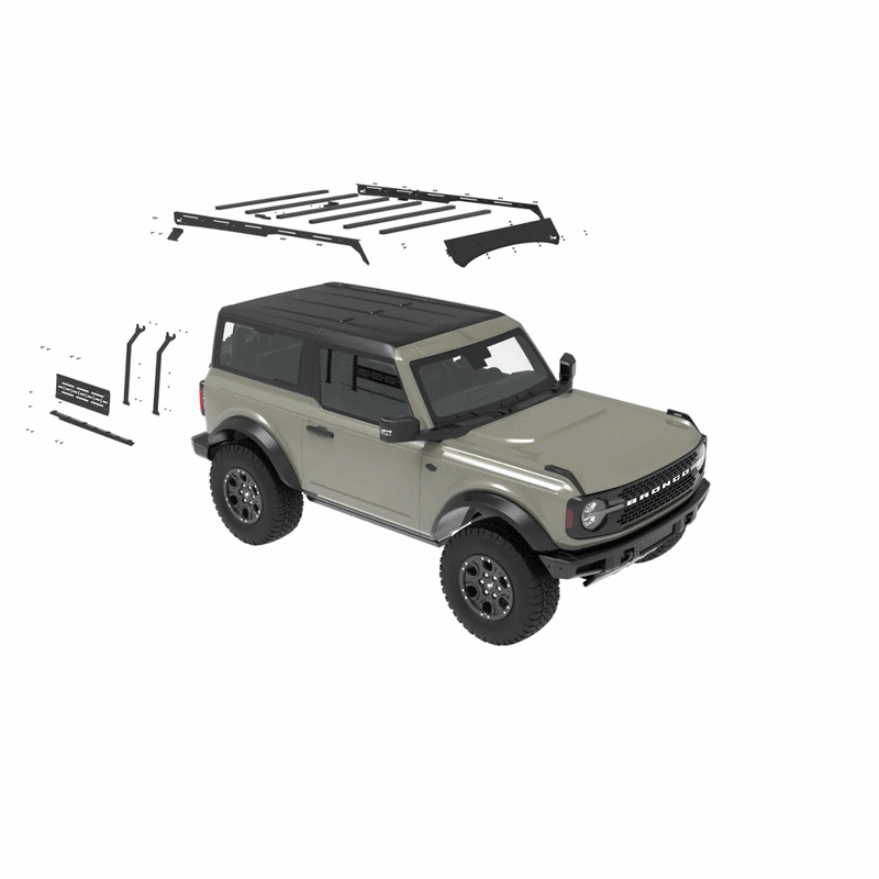 Modular Roof Rack For The Ford Bronco 2-Door (2021-Current)