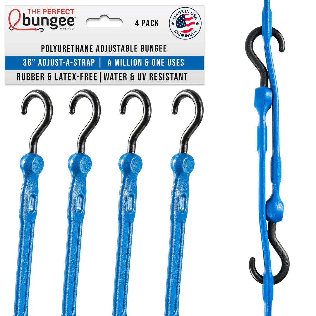 36" Adjust-A-Strap® Adjustable Bungee Strap 4 Pack