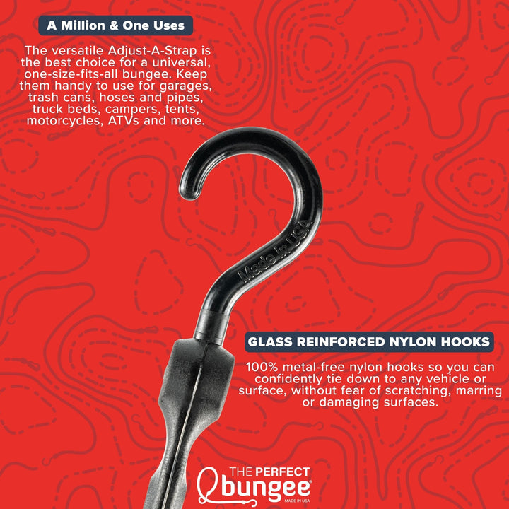 36" Adjust-A-Strap® Adjustable Bungee Strap 4 Pack