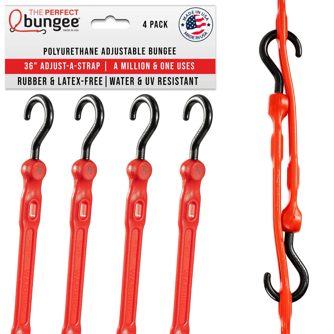 36" Adjust-A-Strap® Adjustable Bungee Strap 4 Pack