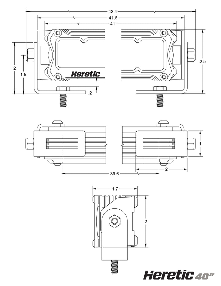 Heretic 40" LED Light Bar