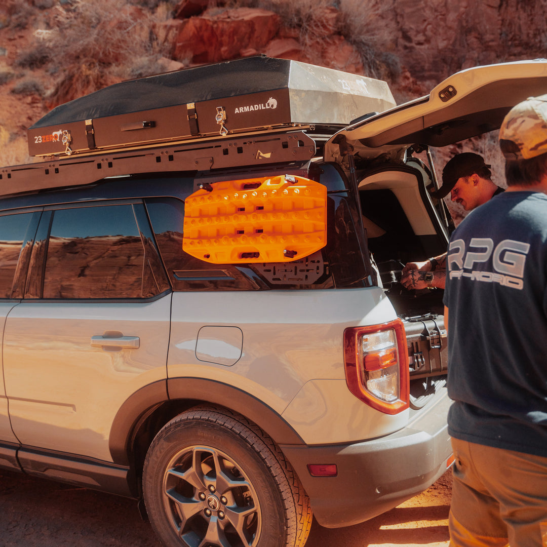 bronco sport tent Modular Roof Rack For The Ford Bronco Sport (2021-Current) Big Bend/ Heritage/ Free Wheeling / Standard Deflector / With Pak Rax
