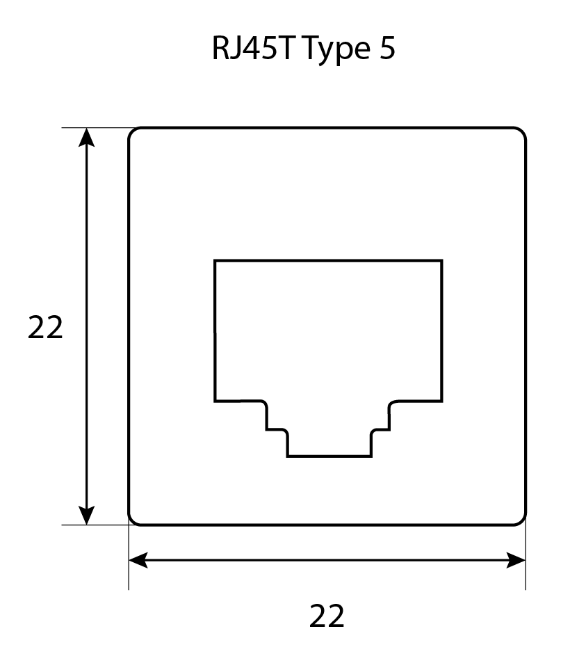 RJ45 Pass-Through Adaptor - Toyota