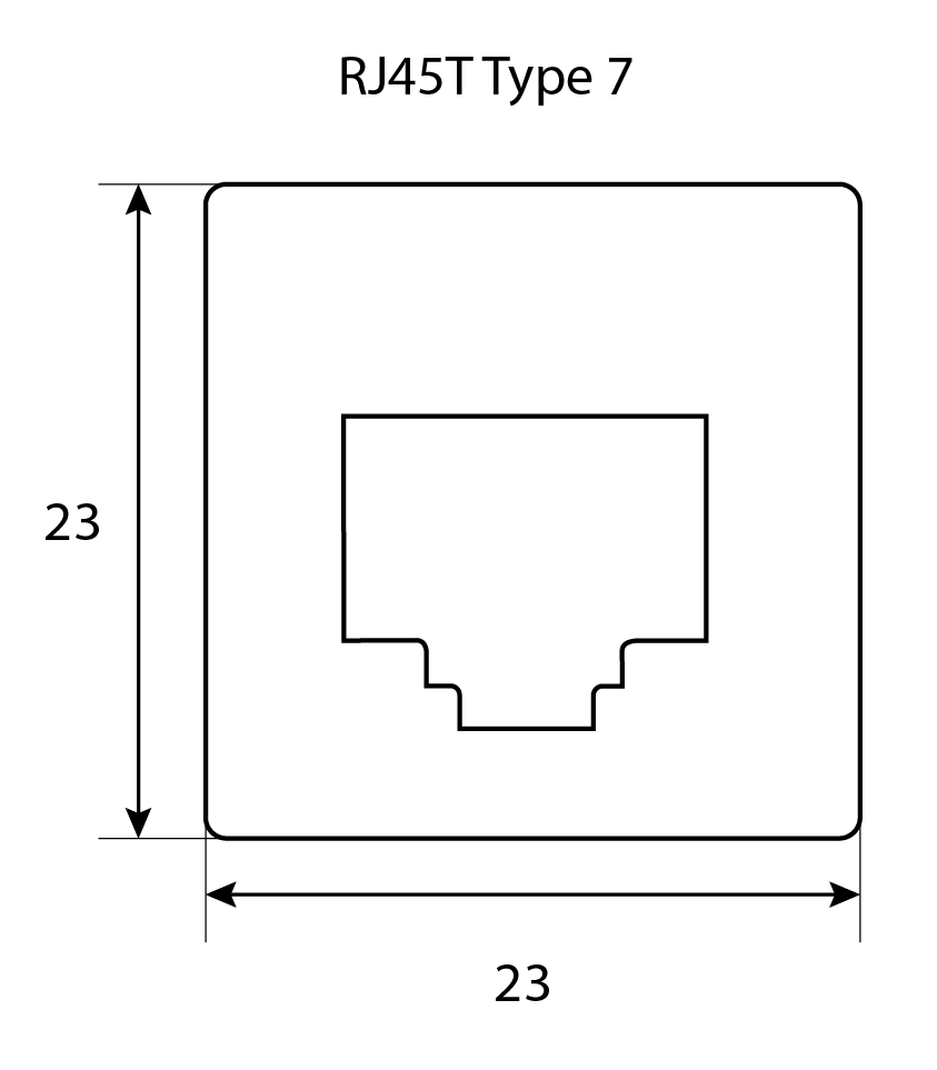 RJ45 Pass-Through Adaptor - Mazda and Isuzu