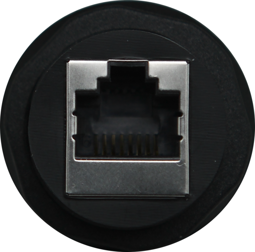 RJ45 Pass-Through Adaptor - Universal Round