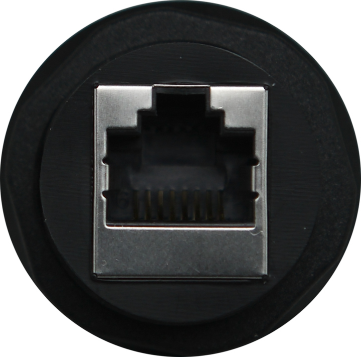 RJ45 Pass-Through Adaptor - Universal Round