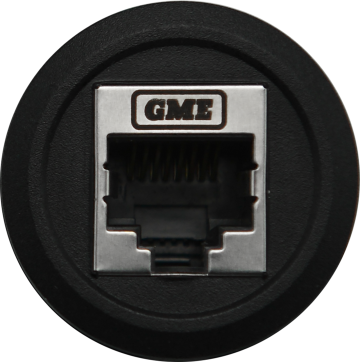 RJ45 Pass-Through Adaptor - Universal Round