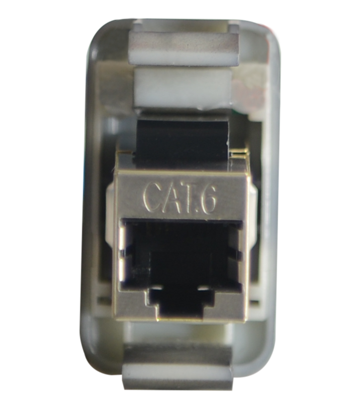 RJ45 Pass-Through Adaptor - Type 10 (Red)