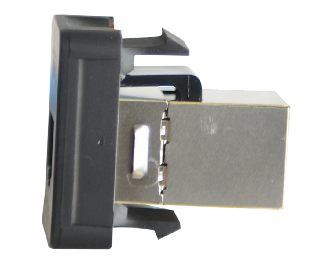 RJ45 Pass-Through Adaptor - Type 9 (Red)