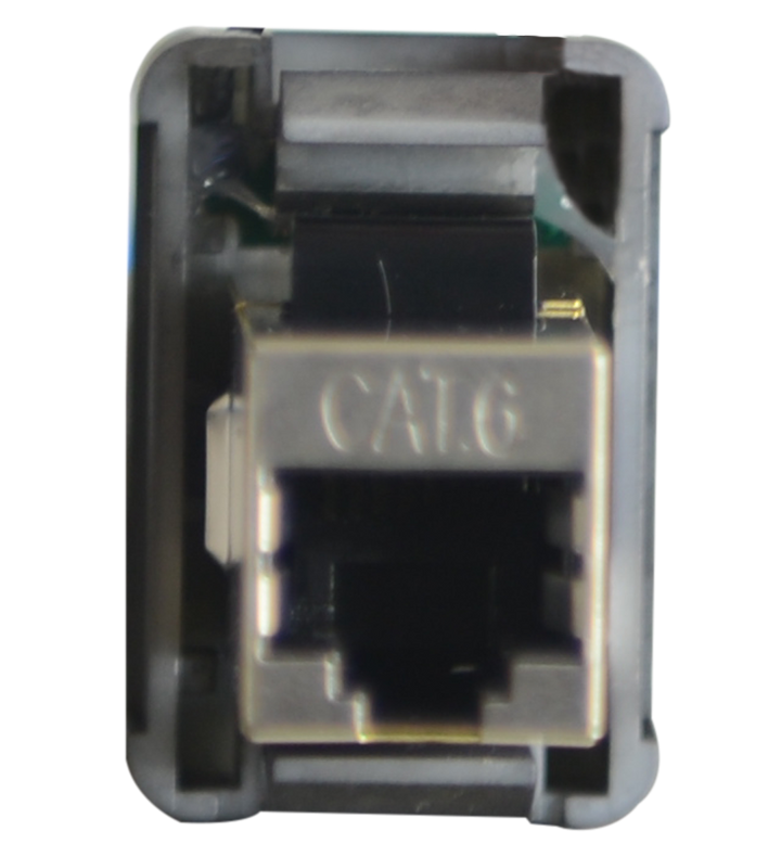 RJ45 Pass-Through Adaptor - Type 9 (White)