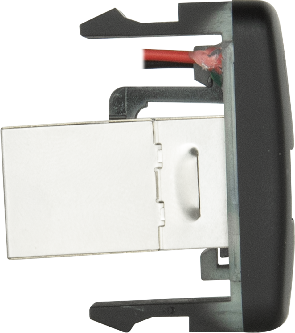 RJ45 Pass-Through Adaptor - Type 2 (White)