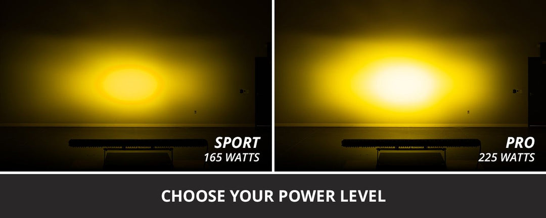 SS40 Yellow LED Light Bar