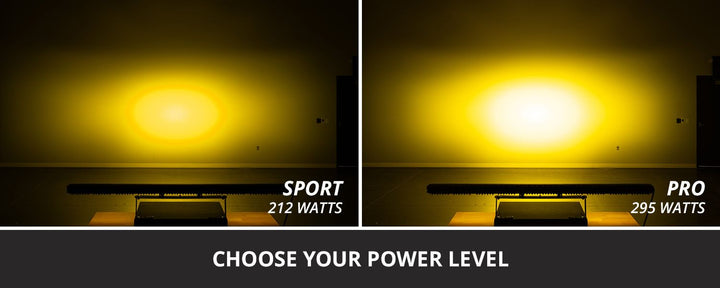 SS50 Yellow LED Light Bar