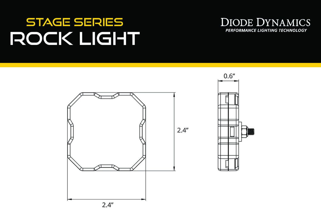 Stage Series RGBW LED Rock Light Kit (4-pack)